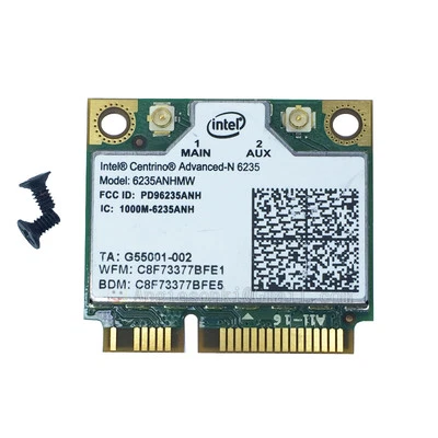 Intel Centrino Advanced-n 6235ANHMW Wireless Bluetooth 4.0 mini PCIE WiFi Card  - Image 1 of 4