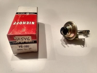 Estrangulador de carburador Niehoff Oldsmobile pieza de extracción # FS-180 BWD parte # VC546 Foto 1 de 4