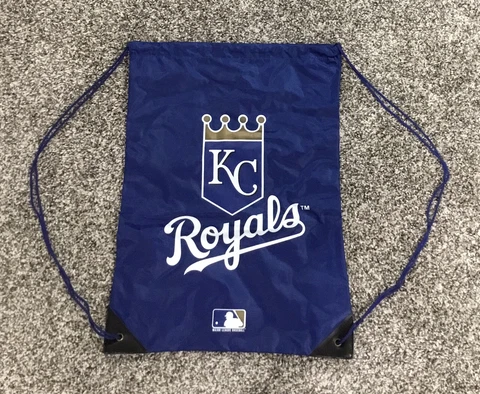 Kansas City Royals MLB Baseball Cinch Sack Bag String Backpack 2K Sports Cover
