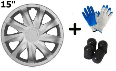 Radkappen Radzierblenden Radblenden Satz 4x Stück Draco NRM 15" 3514 - Bild 1 von 4