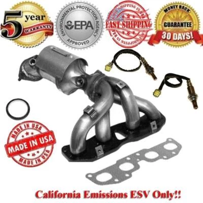 Каталитический преобразователь + 02 датчиков подходит Altima 2,5 л 2007 2008 2009 2010 2011 2012 - Изображение 1 из 4