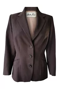 HECTOR POWE Regent Street Vintage Brown Wool Jacket (UK 10) - Picture 1 of 3