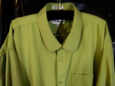 Gerald Austin Green Dress Shirt 18 38/39 Mens Long Sleeve - Image 1 of 4
