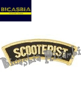 855 - SCOOTERIST SLEEVE PATCH WIDTH 105MM HEIGHT 40MM - Picture 1 of 1