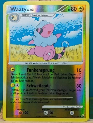 POKEMON - Platin - Waaty Lv. 22 - 48/127 - REVERSE HOLO - deutsch - Bild 1 von 2