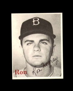 Ron Negray Signed 1974 TCMA 1952 Dodgers Brooklyn Dodgers Autograph
