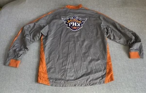 Phoenix Suns NBA Adidas Full Zip Jacket Mens Size XL ( Oversized) Orange/ Gray - Picture 1 of 23