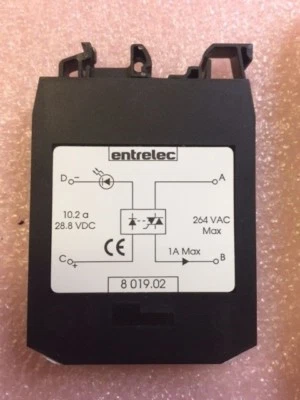 801902 Entrelec 8019.02 Circuit Breaker Optocoupler 24Vdc 000801902 1 UNIT NIB - Image 1 of 3