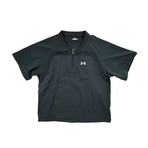 Under Armour Youth Batting Cage Jacket Lightweight Breathable Black Size YLG - Picture 1 of 19