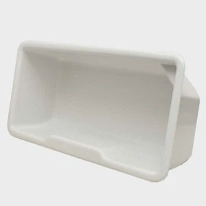 Crownline Boat Storage Tub | Glossy White Plastic 30 1/4 x 15 1/4 Inch - Foto 1 di 6