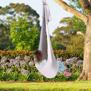 (Grey)Aerial Yoga Hammock High Strength 1 X 2.8m Improve Balance Children