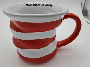 Dr Seuss Cat In The Hat Universal Studios Coffee Mug 16oz Red & White - Picture 1 of 8