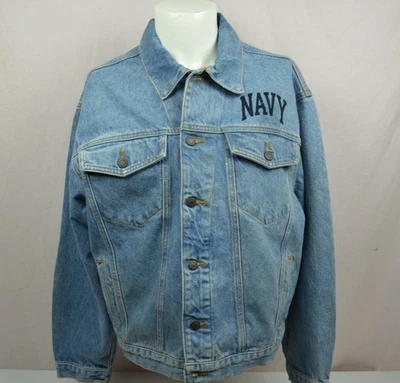 Chaqueta Vaquera Original Soffe Azul Marino EE. UU. Talla M Mediana Foto 1 de 4