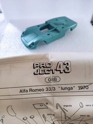 ALFA ROMEO 33/3 lunga Le Mans 1970 kit PROJECT43 by BBR PRJ 08B  1/43  - Immagine 1 di 4