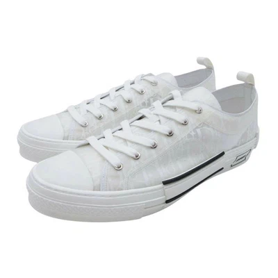 CHRISTIAN DIOR  B23 OBLIQUE Low Top Oblique Rubber x Canvas Clear Sneakers Shoes - Image 1 of 4