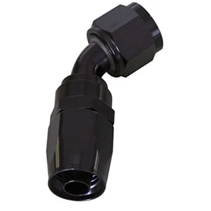 10 45 deg TO HOSE REUSABLE BLACK - Picture 1 of 2