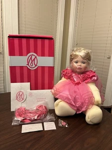 Marie Osmond “Friendship” Coming Up Roses Toddler Porcelain Doll In Box, No Book - Picture 1 of 19