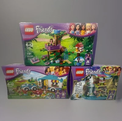 Lote 3 Juegos LEGO Friends 3065 41034 41033 con Cajas y Manuales Piezas No Verificadas Foto 1 de 4