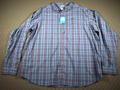 NUEVO - Camisa de manga larga Columbia Rapid Rivers II azul a cuadros 3XT XXXLT PARA HOMBRE NUEVA CON ETIQUETAS Foto 1 de 4
