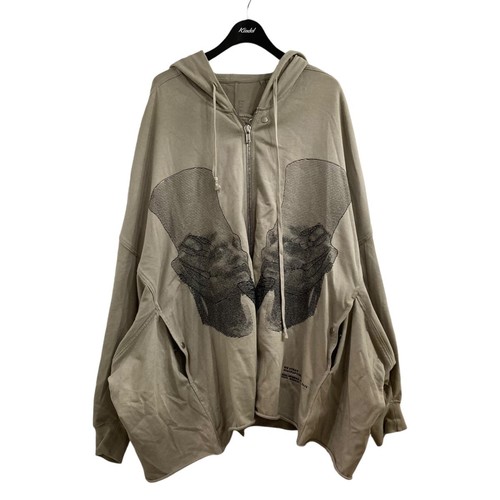 Felpa Rick Owens RU01D3248 beige taglia S usata