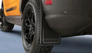 Bronco Sport 2021-2024 Black Molded Splash Guards Mud Protector Flaps Rear Pair - Picture 1 of 2