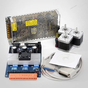 3 Axis TB6600 Controller HB Nema16 40oz-in Motor 12V Power Supply For CNC Kit - Picture 1 of 9
