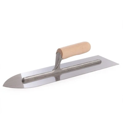 RST RTR201 Carbon Steel Flooring Trowel With Wooden Handle 16 x 4 1/2in - Image 1 of 2