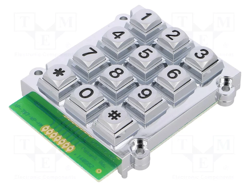 Fehlen 1,5N Il. przyc: 12 20mA 200mΩ Tastatur: Metall Metall - Bild 1 von 1