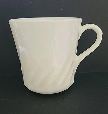 1 taza Corelle Enhancements blanca remolino Corning EE. UU. para té café vivo Foto 1 de 4