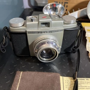Kodak Pony IV 35mm Camera Outfit w/ Flash, Case, Box, Manuals – Vintage Set - Picture 1 of 13