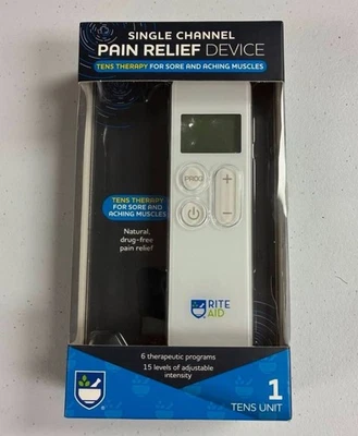 Rite Aid Single Channel Pain Relief Device TENS Therapy Muscle & Joint Pain - Image 1 of 3