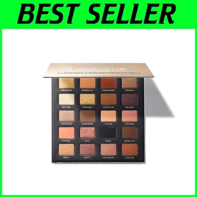 20-Piece Eyeshadow Palette - Elevate Your Look with Shimmers, Mattes & Glitters - Image 1 of 3