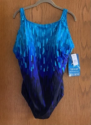 Traje de baño sin mangas Great Lengths para mujer de 1 pieza talla 22 copas moldeadas con control de barriga nuevo con etiquetas Foto 1 de 4