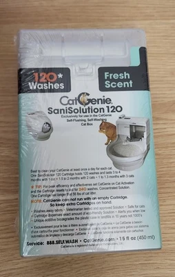 CatGenie SaniSolution 120 Cartridge Fresh Scent NEW - Image 1 of 4
