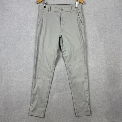 Pantalones Lululemon Para Hombre 32 Gris Comisión Clásicos Algodón Rápido Cónicos Ajustados Foto 1 de 4