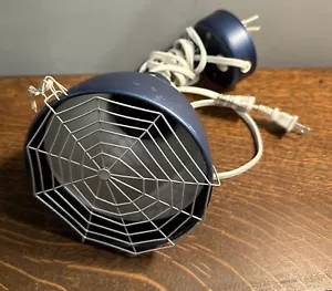 Wall Mounted Lamp Light - IKEA Minnen Dark Blue Spider Web Works - Picture 1 of 6