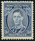 Australia - 1938 Kgvi 3D 'Blue' Die Ii Mnh Sg168c Cv £65 [B4469]