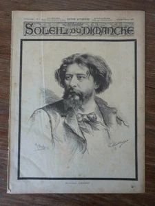 L'ILLUSTRE SOLEIL DU DIMANCHE (Nr 1 - 1898) ALPHONSE DAUDET - Imagen 1 de 1