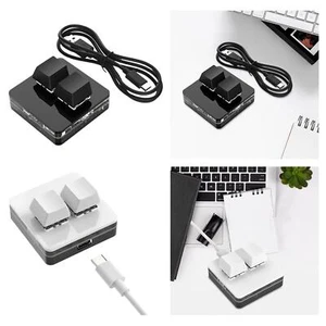 2 Keys Copy Paste Keyboard Mechanical Gaming Keyboard for Macros Rhythm Games - Picture 1 of 7