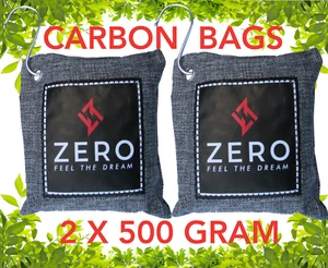2 X 500g Air Charcoal Carbon Bags Fragrance Smell Free Odour Removal Non-toxic. - Picture 1 of 24