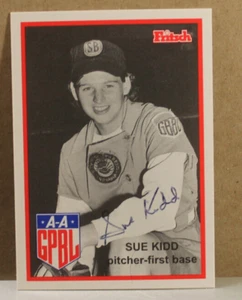 AAGPBL "SUE KIDD" SIGNED CARD #100 - Picture 1 of 2