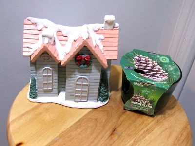 Yankee Candle Snow Globe Wonderland Tarro Grande Candelabro y 3 Mechas VELA DE PINO Foto 1 de 3