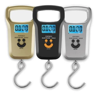 Bilancia digitale per valigia 50 kg bilancia da viaggio bilancia da pesca bilancia a mano - Foto 1 di 1