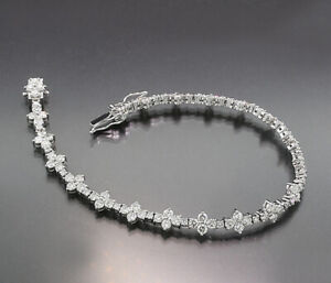 BRILLANT DIAMANT ARMBAND 4,40 CT 750 WEIßGOLD WERT 15.990 EURO NEU