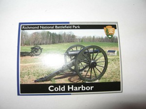 NPS National Park Service Trading Cards Richmond Battlefield Cold Harbor