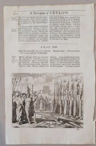 Map VIEW CEYLON INDONESIA BATAVIA (JAKARTA) Nieuhof, Churchill , (13) - Picture 1 of 1