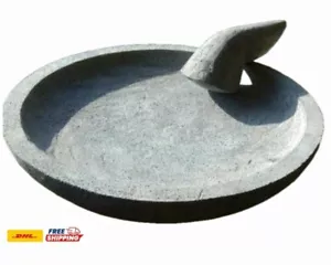 Indonesia 'Cobek' Mortar and Pestile for grinding of chilies - Fast Shipping - Picture 1 of 16