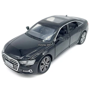 1:32 2022 Audi A6L Model Car Diecast Toy Cars Boys Toys for Kids Gifts Black - Picture 1 of 12