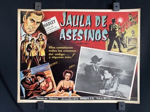 1956~MOBS INC.~ Reed Harley~ Marjorie Reynolds ~ Auth.MX Lobby Card~ 15"x12"