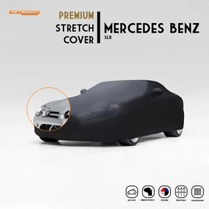 Premium Tailored Fit Stretch Car Cover Indoor Mercedes Benz SLR With Custom Logo - Picture 1 of 14